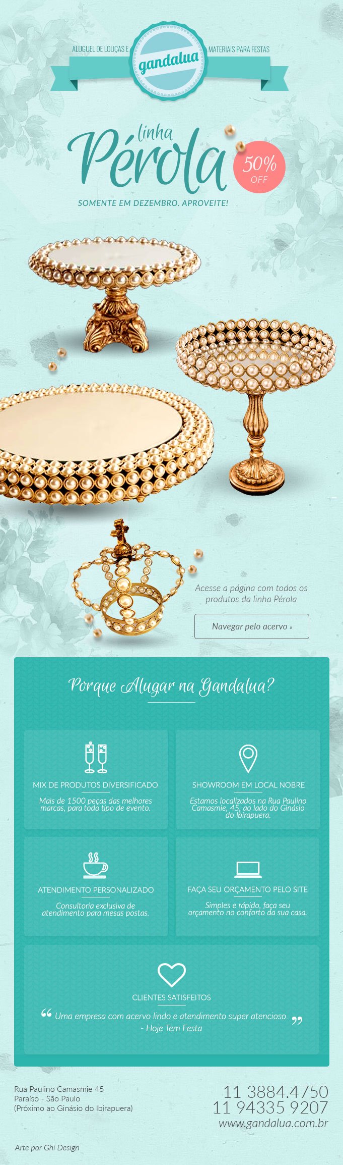 News Gandalua Linha Perola