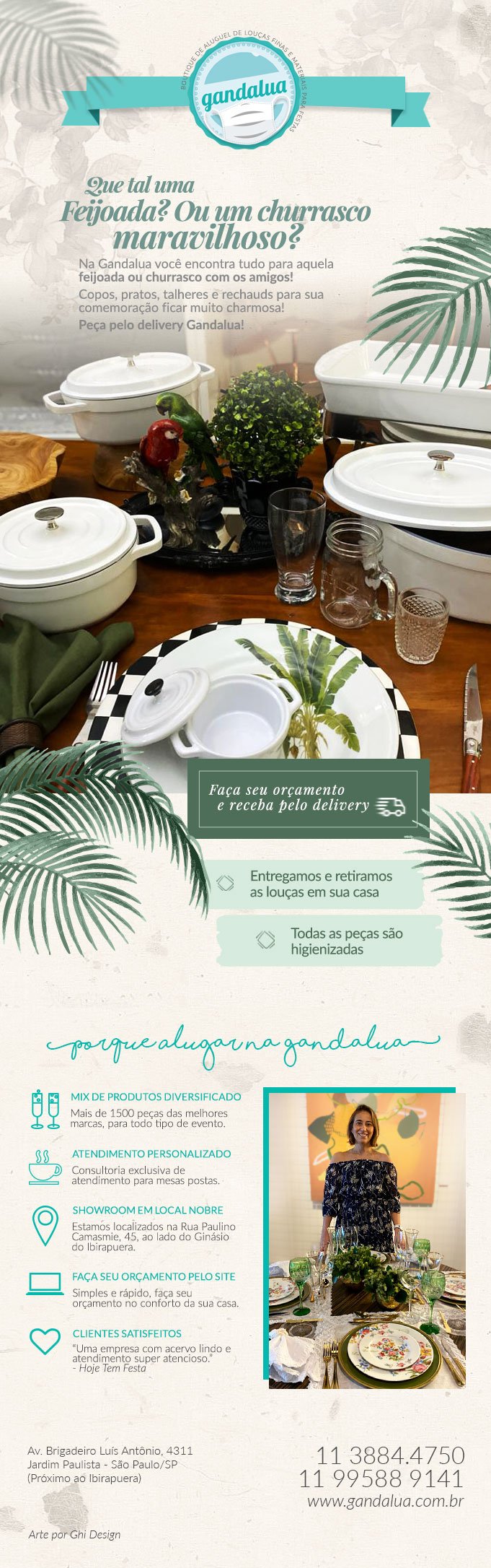Que Tal Um Feijoada Ou Um Churras Com Os Amigos? Alugue Suas Louças Na Gandalua!
